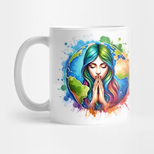 Mother Earth Praying Mug